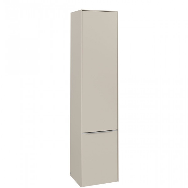 Hoge Badkamerkast Villeroy en Boch Subway 3.0 400x1710x362mm, 2 deuren