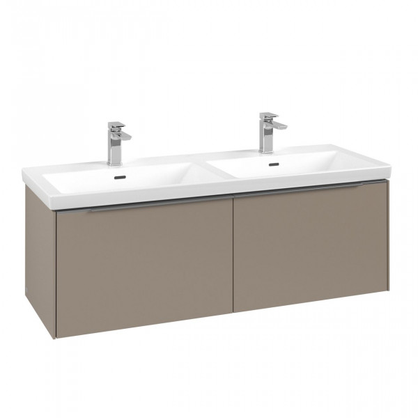 Dubbel Wastafelmeubel Villeroy en Boch Subway 3.0 met 2x uittrekbare laden 462x1272x432mm