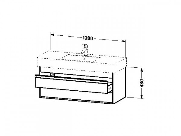 Duravit Wastafelmeubel Hangend Ketho