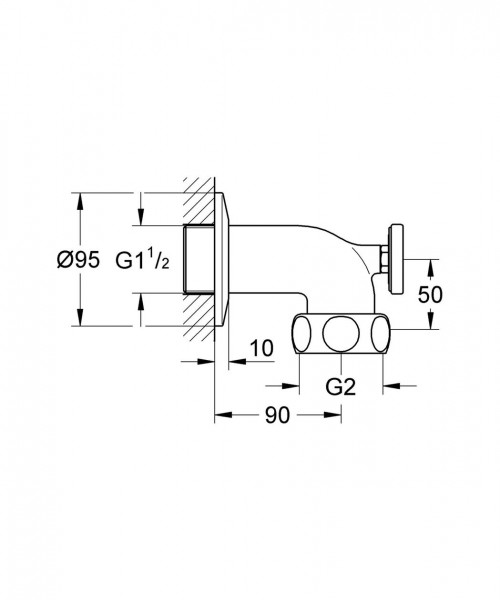 Grohe Onderdelen sanitaire kranen 12448000