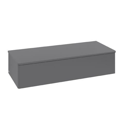 Wandmeubel Villeroy en Boch Antao 1 lade 1200x268x500mm Anthracite Matt Laquered