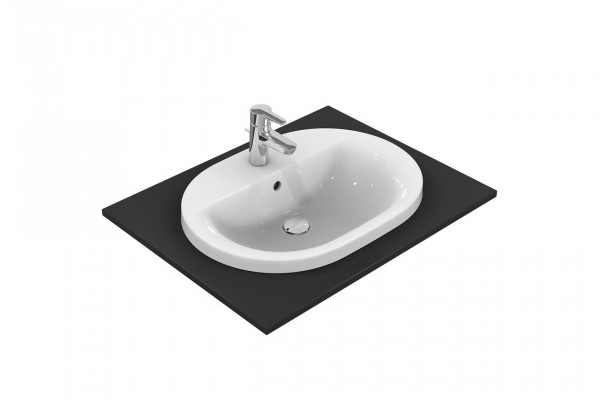 Vasque à Encastrer Ideal Standard Connect forme ovale 620mm Céramique E504001