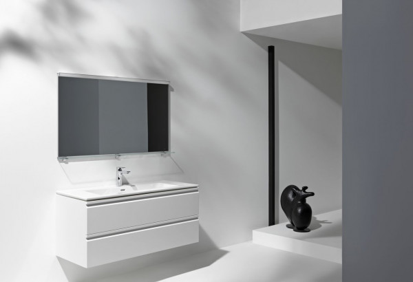Ensemble Laufen PRO S Lavabo, meuble sous-lavabo, 2 tiroirs, 1 trou 1200x545mm Blanc Mat