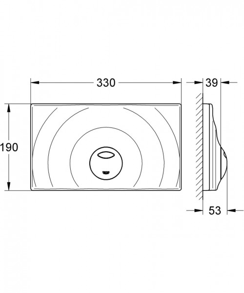 Grohe Bedieningspaneel Toilet Surf 37859000