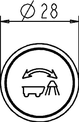 Jado Decoratieve klep voor meerwegklep Retro (H960528)