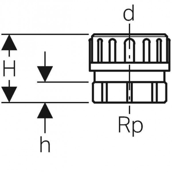 Geberit Snelkoppeling PE (359313001)