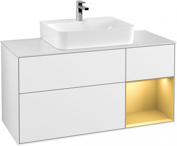 Meuble Pour Vasque à Poser Villeroy et Boch Finion 1200x603x501 mm G171HFGF