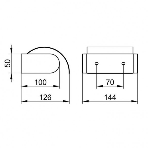 Keuco Toiletrolhouder Edition 300 144x50x126mm Glazend Chroom