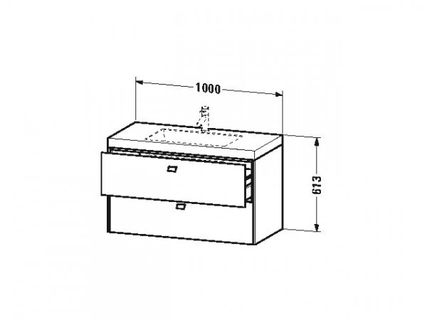 Duravit Badkamermeubel Set Brioso 1000 mm BR4607