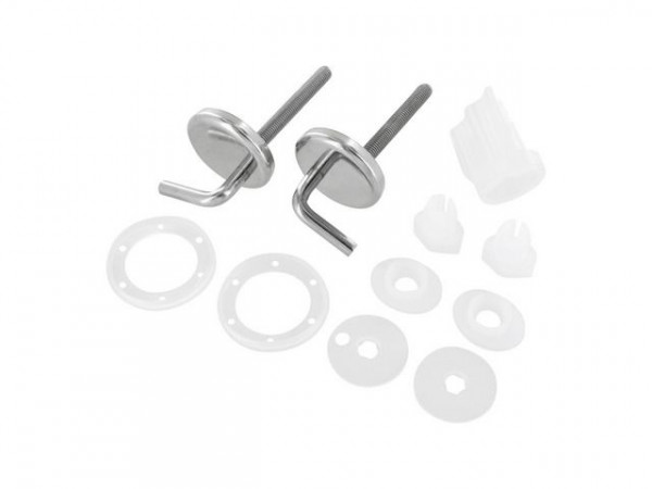 Ideal Standard Noblesse onderdelen Scharnierset voor Tonca Beech/stainless steel