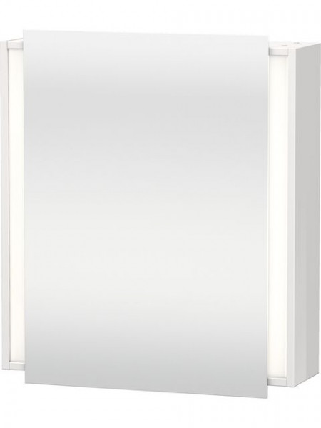 Armoire de Toilette Duravit Ketho avec lumière charnières gauche Gris béton mat KT7530L0707