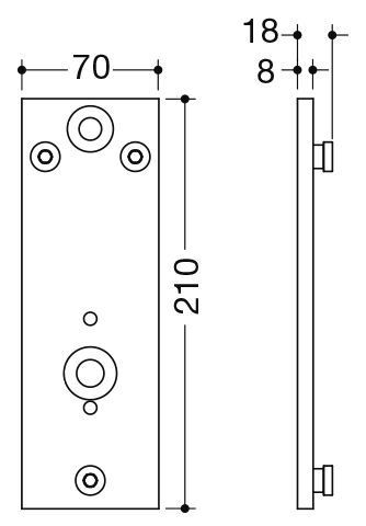 Hewi System 900 Montageplaat