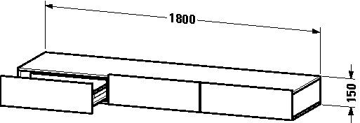 Duravit Planchet DuraStyle 1800 mm