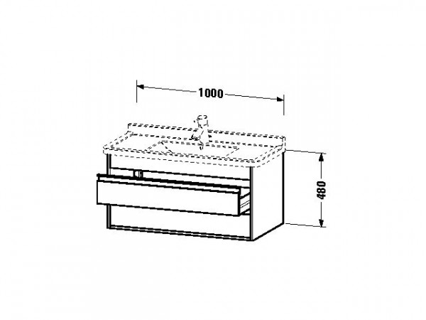 Duravit Wastafelmeubel Hangend Ketho