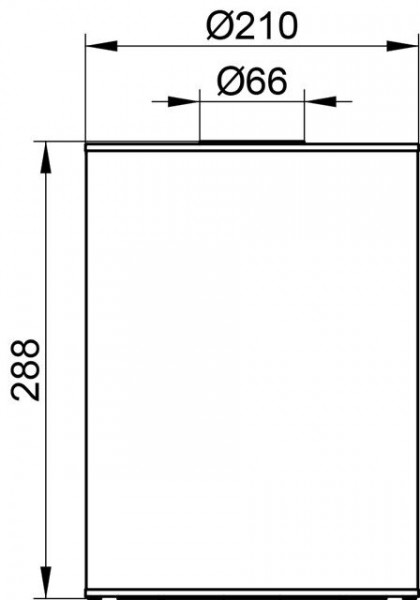 Keuco Vuilnisbak 288xø210,0mm