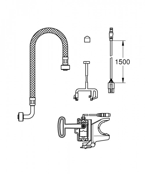 Grohe Onderdelen sanitaire kranen 46945000