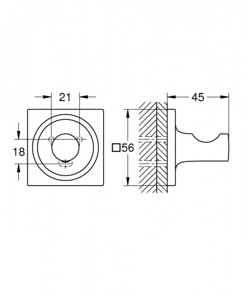 Handdoekhaakjes Grohe Allure Hard Graphite