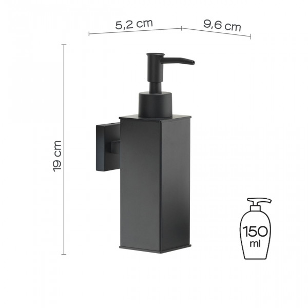 Gedy Zeepdispenser Wand SEAL 190x52x100mm