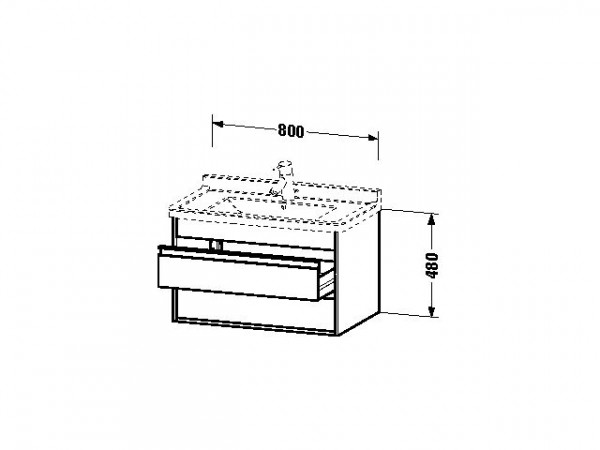 Duravit Wastafelmeubel Hangend Ketho