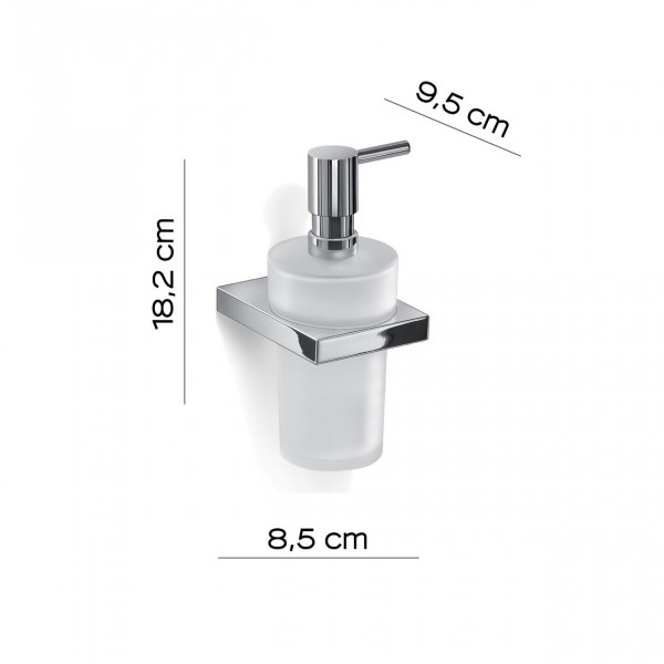 Gedy Zeepdispenser Wand G-LANZAROTE 182x85x95mm Chroom