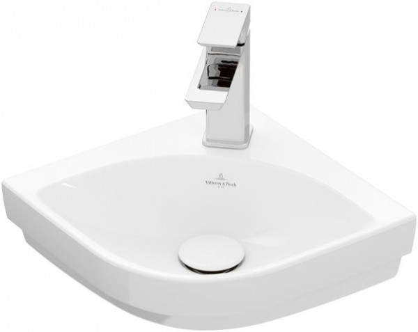 Fontein Toilet Villeroy en Boch Subway 3.0 Hoek, 1 gat, Zonder overloop, Ongeslepen 320mm