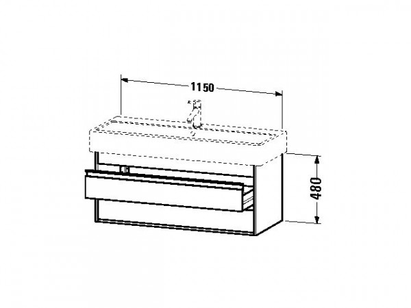 Duravit Wastafelmeubel Hangend Ketho