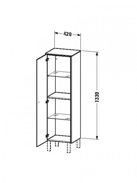 Duravit Hoge Badkamerkast Brioso 360 mm