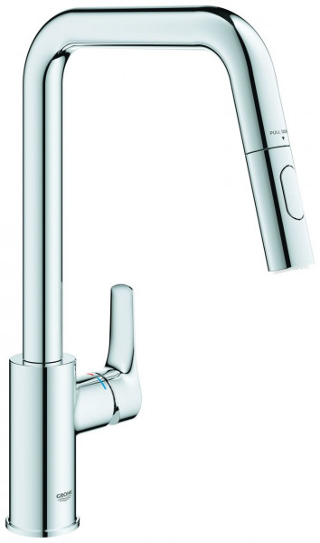 Robinet Cuisine Douchette Grohe Eurosmart Professional haut Chromé 30619000