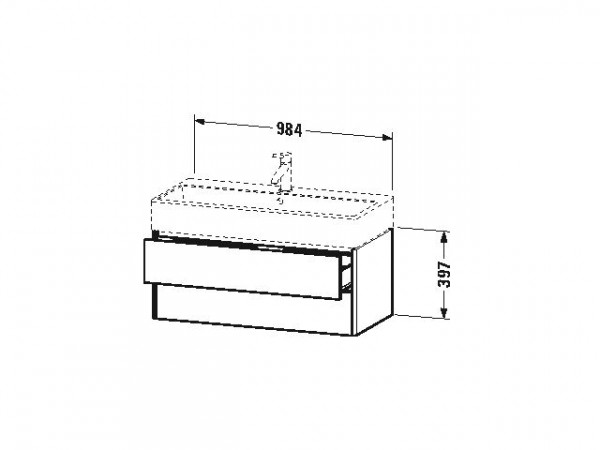 Duravit Wastafelmeubel Hangend Xsquare