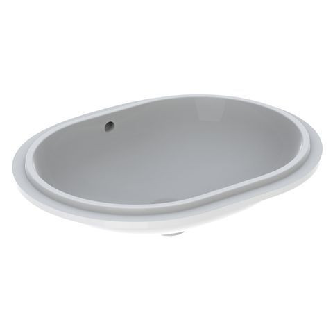 Vasque Sous Plan Geberit VariForm Sans Trou avec Trop-Plein 610x181x460mm Blanc