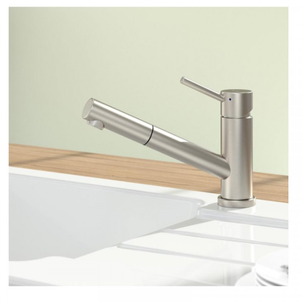 Villeroy en Boch Keukenkraan Met Handdouche Como Window 240x188x54mm Stainless Steel