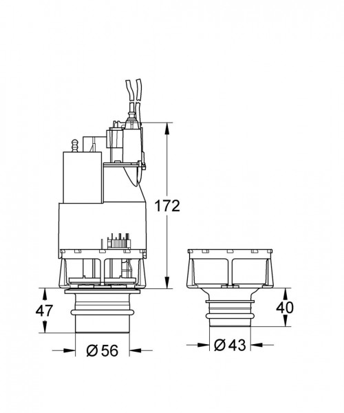 Grohe Houder met klem 42276000