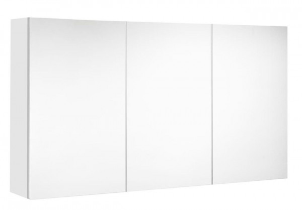 Armoire de Toilette Allibert LOOK UTE 3 portes miroir 1200x650x180mm Blanc Alpin Brillant | 1200 mm