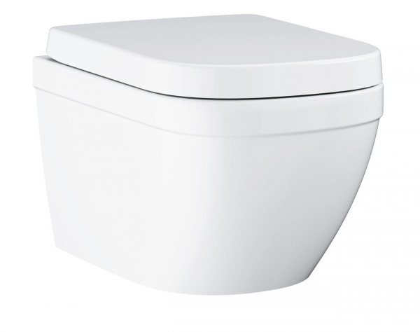 Pack WC Suspendu Grohe Euro Keramik avec abattant Soft-Close Blanc Alpin