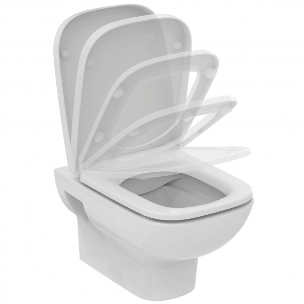 Pack WC Suspendu Ideal Standard i.life A Sans bride 355x335x540mm Blanc T467101