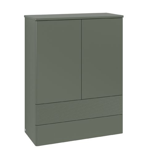 Wandmeubel Villeroy en Boch Antao Met Structuur 2 laden 2 deuren 814x1039x356mm Leaf Green Matt L...