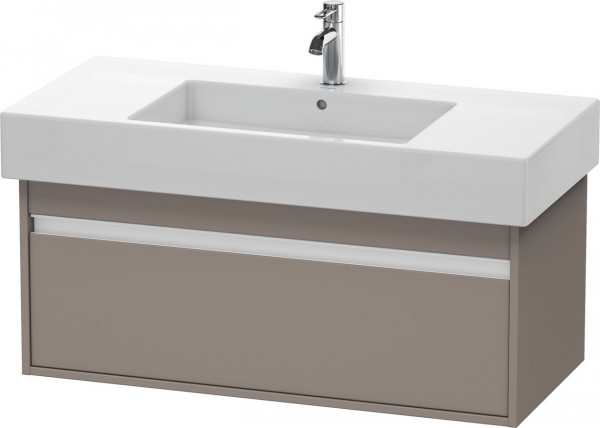 Meuble Pour Lavabo Encastrable suspendu Duravit Ketho pour 032910 Basalte Mat 1000 mm KT669104343