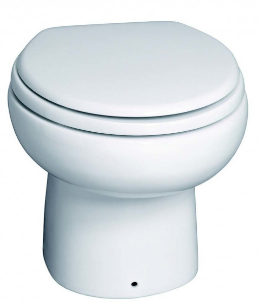 WC à Poser SFA Comfort Plus avec système de levage intégré, pour bateau, 12V 370mm Blanc SN31PS12