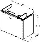 Ideal Standard Buiten lade front Connect Space (EF718)