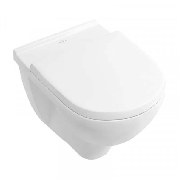 WC Suspendu Villeroy et Boch O.novo Compact Blanc Abattant Soft Close Quick Release 5688HR01