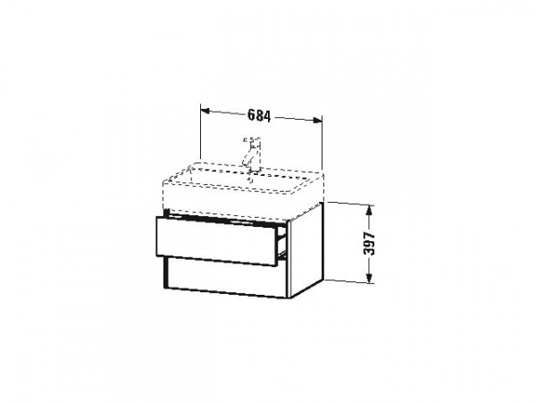 Duravit Wastafelmeubel Hangend Xsquare