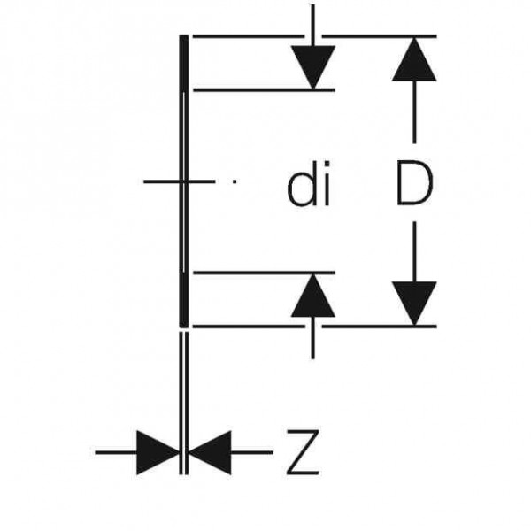 Geberit Mapress flensafdichting PN10/16 DN40 91035