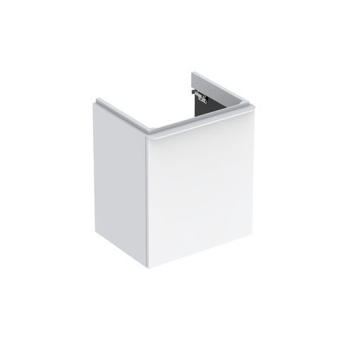 Meuble Pour Lavabo Encastrable Geberit Smyle Square 1 Porte À Gauche 536x617x433mm Blanc