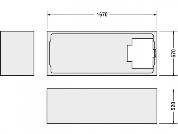 Duravit Badpoten D-Code voor badkuip 700098 Wit Polystyreen 790472000000000