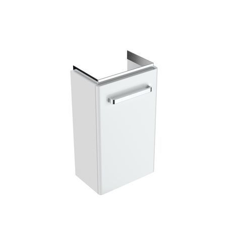 Meuble Pour Lavabo Encastrable Geberit Renova Compact une porte Pour Lave-main 348x604x252mm Blanc Brillant Laqué