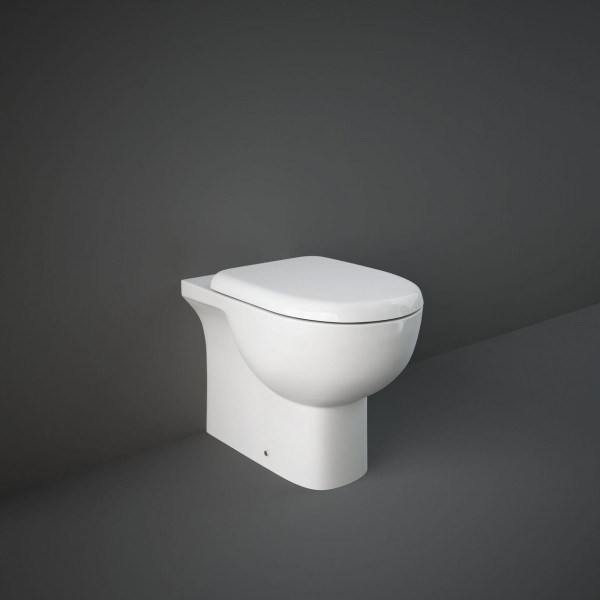 WC à Poser Rak Ceramics TONIQUE fermeture amortie 550x360mm Blanc Alpin
