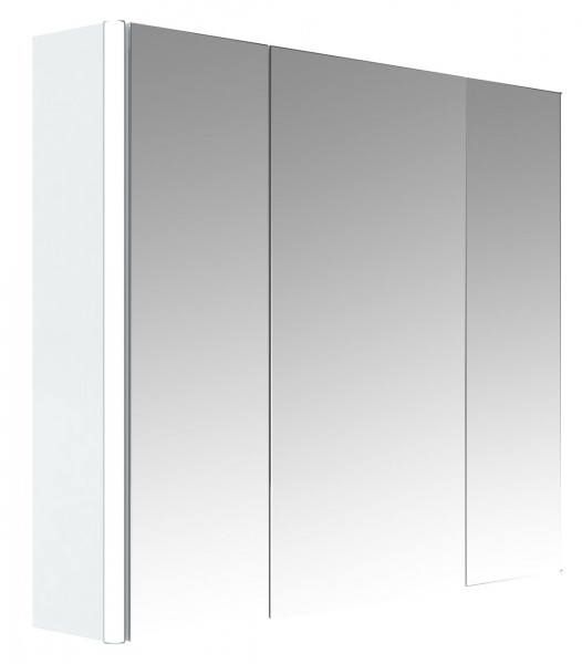 Armoire de Toilette Allibert STELLA 3 portes avec miroir 800x650x140mm Blanc Brillant