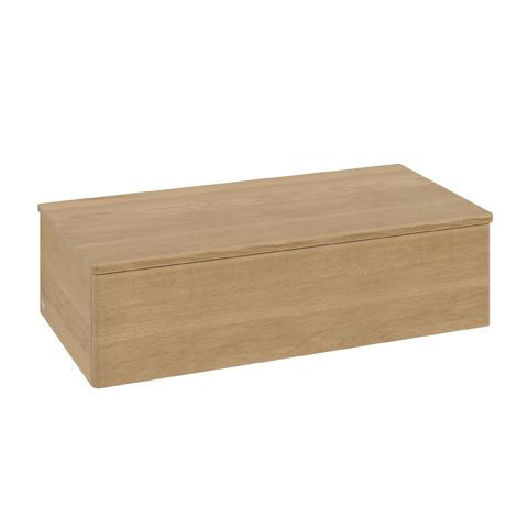 Wandmeubel Villeroy en Boch Antao 1 lade 1000x268x500mm Honey Oak/Boticcino