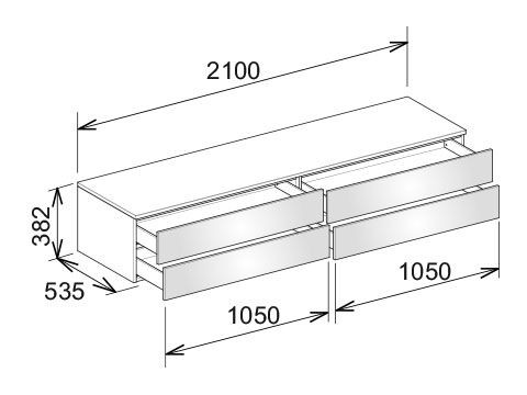 Keuco Edition 400 Sideboard (317721100)