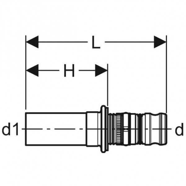 Geberit Snelkoppeling Mepla (605508005)